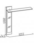 Прихожая Комфорт 2 Вешалка 23 1055х245х1200